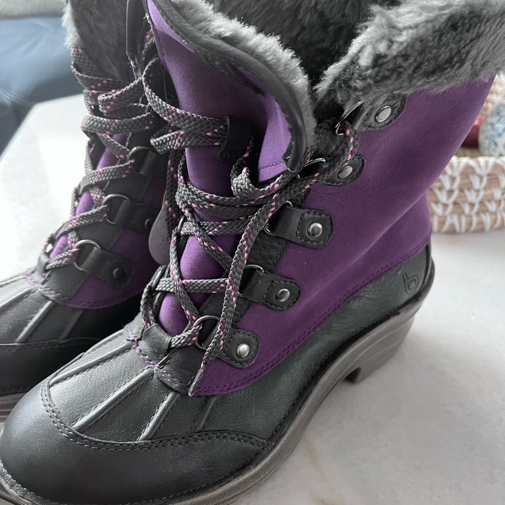 Bionica Purple Waterproof Boots Size 7.5